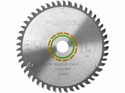 FESTOOL  - lame de scie circulaire &agrave; denture fine 160x20x2,2mm - 48w