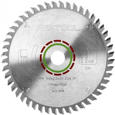 FESTOOL  - Lame de scie circulaire lamin&eacute; - &Oslash;160 mm - 48 dents - 496308