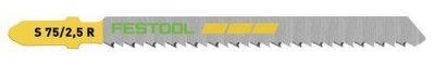 FESTOOL  Lame de scie sauteuse s 75/2,5 r/5  - 204259