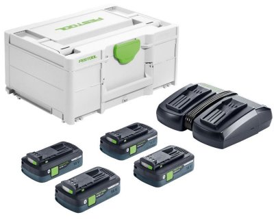 FESTOOL  Set &eacute;nergie SYS 18V 4x4.0/TCL 6 Duo  - 577104