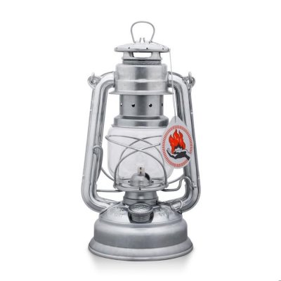 FEUERHAND  - Sturmlaterne Baby Special 276 - Lanterne &agrave; bougie gris