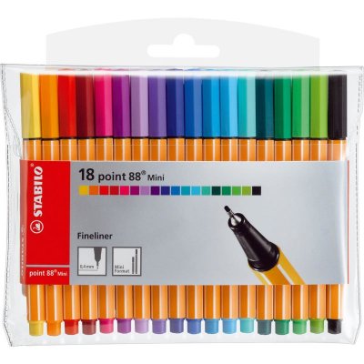 STABILO Feutre &Agrave; Pointe Fine Point 88 Mini &Eacute;tui Plastique