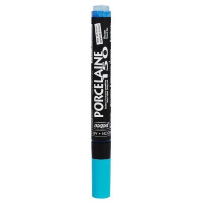 PEBEO Feutre peinture &agrave; l'eau pour porcelaine - bleu paon - 1,2 mm 020005