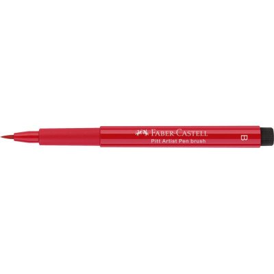 FABER CASTELL Feutre PITT artist pen pointe brush rouge &eacute;carlate fonc&eacute;