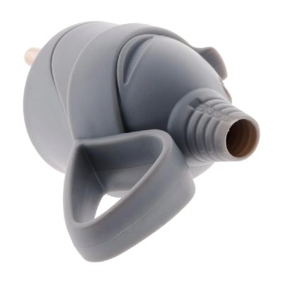 ZENITECH Fiche &eacute;lectrique m&acirc;le &agrave; anneau 2 p&ocirc;les + terre 16 A. gris