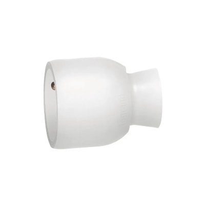 LEGRAND Fiche femelle &agrave; sortie droite - 2 phases + terre - blanc