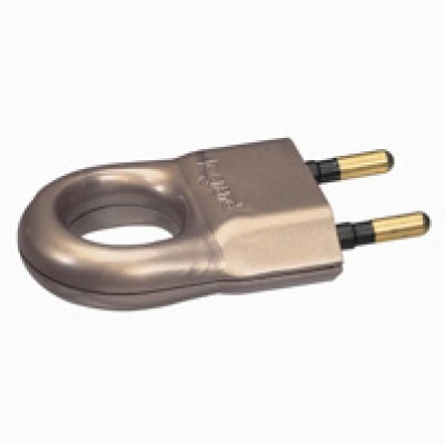 LEGRAND Fiche plastique  - avec anneau d'extraction - 2P - 6A - bronze