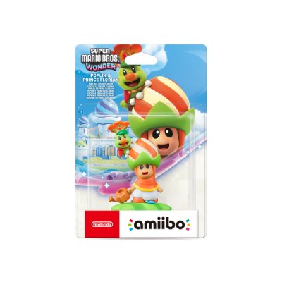 NINTENDO Figurine Amiibo Poplin Et Prince Florian (super Mario Bros. Wonder)