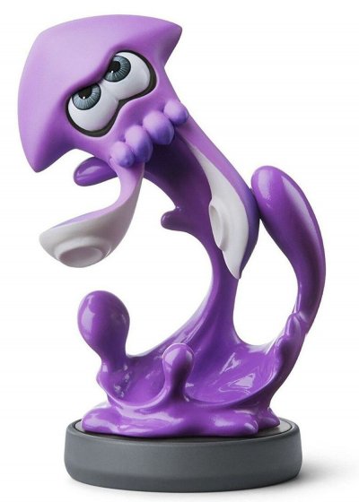 NINTENDO Figurine Amiibo Splatoon Calamar Inkling (violet N&eacute;on) 
