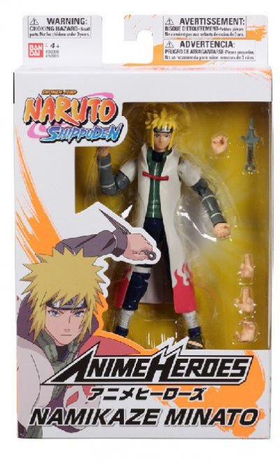 BANDAI Figurine Anime Heroes Namikaze Minato 3rd wave 