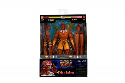 JADA Figurine articul&eacute;e avec accessoires  Dhalsim 15 cm