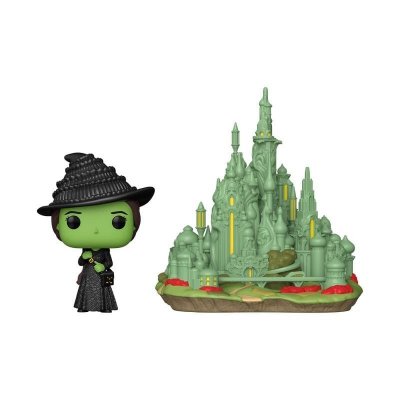FUNKO Figurine d&eacute;coratif  Pop Town Wicked Elphaba With The Emerald City
