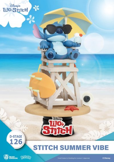 Figurine diorama Beast Kingdom Toys Disney D-Stage Stitch Summer Vibe