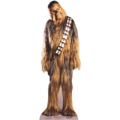 RUE DE LA FETE Figurine en carton taille r&eacute;elle Chewbacca Star Wars H 195 CM