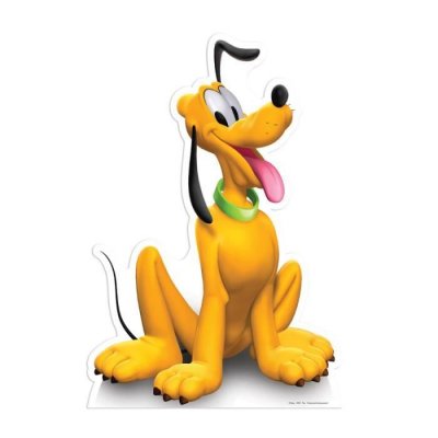 GENERIQUE Figurine en carton taille r&eacute;elle Disney Pluto H 95 CM