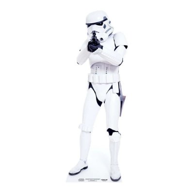 APTAFETES Figurine en carton taille r&eacute;elle Stormtrooper Star Wars H 183 CM