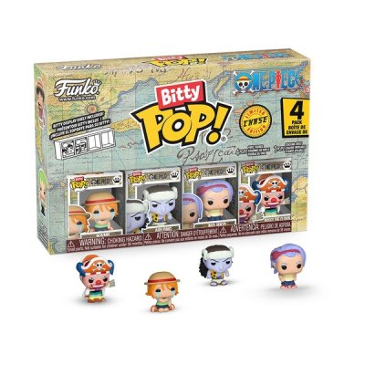 Figurine Funko Bitty Pop 4 pk One Piece 12 pi&egrave;ces in PDQ Mod&egrave;le al&eacute;atoire 