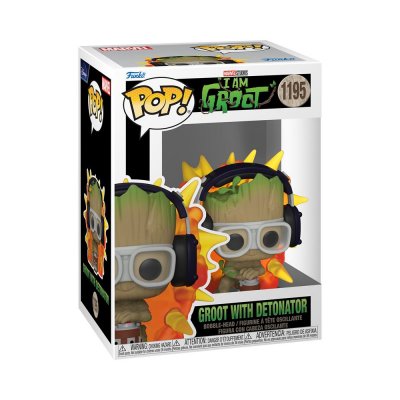 FUNKO Figurine  Groot POP! Vinyl Groot w/ detonator 9 cm- - Figurine