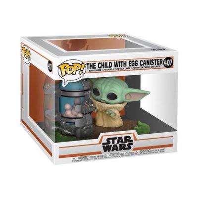 FUNKO Figurine  Pop Deluxe The Mandalorian Child with Canister 