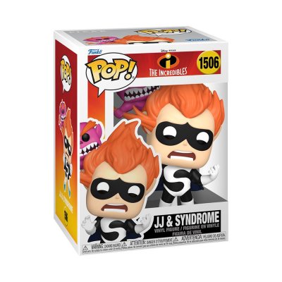 FUNKO Figurine  Pop Disney Incredibles 20th JJ & Syndrome 