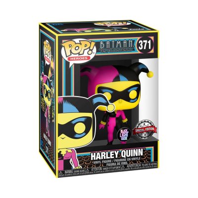 FUNKO Figurine  Pop Heroes DC Harley Quinn Black Light 