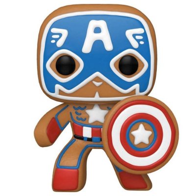 FUNKO Figurine  Pop Marvel Holiday Captain America 