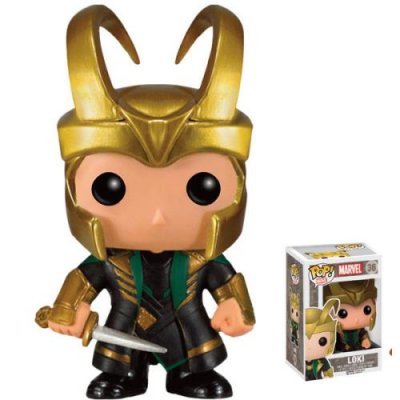 FUNKO Figurine  Pop! Marvel - Thor 2: Loki avec casque 