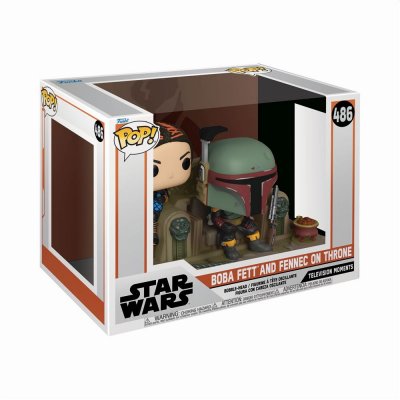 FUNKO Figurine  Pop Moment Mandalorian Boba Fett et Fennec Shand 