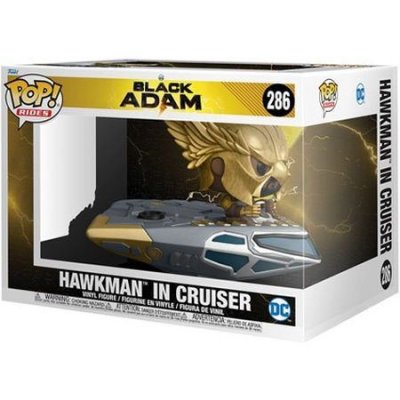 FUNKO Figurine  Pop! N&deg;286 - Black Adam - Hawkman In Cruiser 