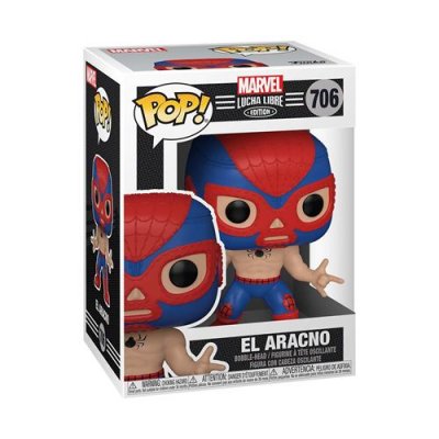 FUNKO Figurine  Pop! N&deg;706 - Marvel - Luchadores - Spider-Man