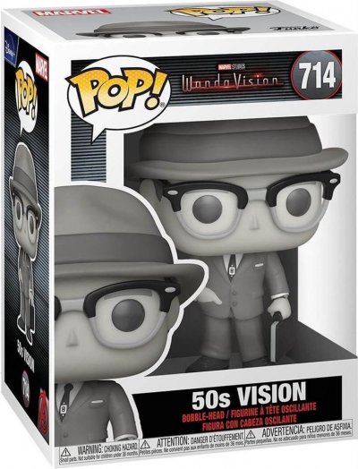 FUNKO Figurine  Pop! N&deg;714 - Wanda Vision - 50s Vision