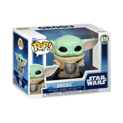 FUNKO Figurine  Pop! N&deg;819 Mandalorien Et Grogu Grogu