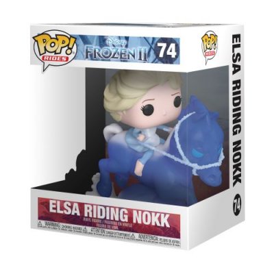 FUNKO Figurine  Pop! Ride N&deg;74 - La Reine Des Neiges 2 - Elsa Sur Nokk 