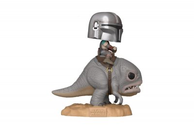 FUNKO Figurine  Pop Rides Star Wars The Mandalorian on Blurrg 