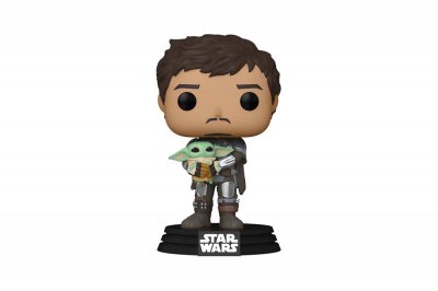 FUNKO Figurine  Pop! - Star Wars - Mando Holding Child
