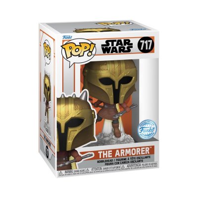 FUNKO Figurine  Pop Star Wars The Mandalorian S10 The Armorer with Jetpack 