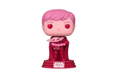 FUNKO Figurine  Pop Star Wars Valentines Luke Skywalker with Grogu 