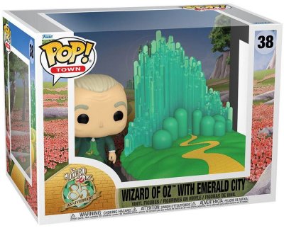 FUNKO Figurine  Pop! Town - Le Magicien D'oz - Emerald City W/wizard