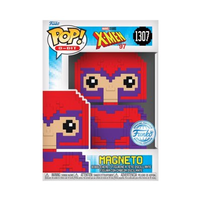 FUNKO Figurine  Pop - X-Men [Marvel] N&deg;1307 - Magneto - 8-Bit (74446)