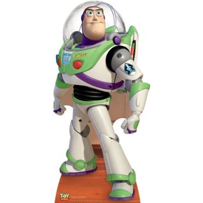 STAR CUTOUTS Figurine G&eacute;ante Buzz l'&eacute;clair Toy Story