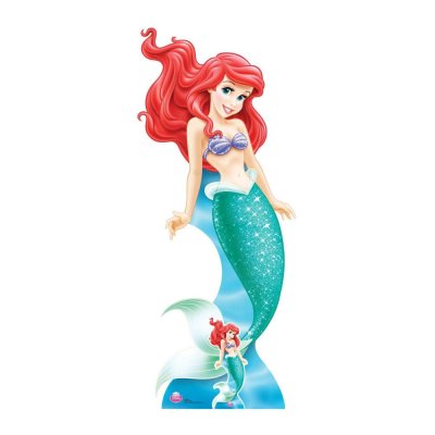 GENERIQUE Figurine g&eacute;ante en carton ariel 2013 disney princesse