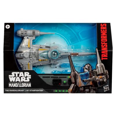 HASBRO Figurine  Transformers Star Wars The Mandalorian N-1 Starfighter