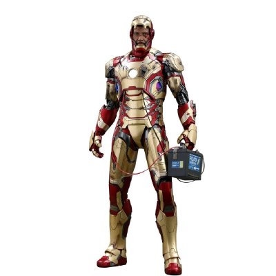 HOT TOYS Figurine  - Iron Man 3 - Qs Series 1/4 Iron Man Mark Xlii 51 Cm