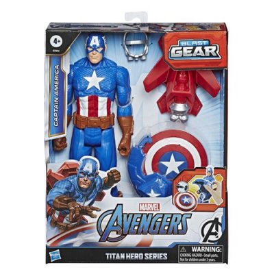 AVENGERS Figurine Marvel Captain America Titan Hero Blast Gear 30 cm 