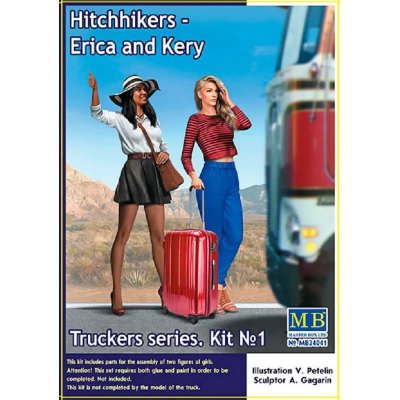 Figurine Master Box S&eacute;rie de camionneurs Erica et Kery- 1/24 - Figuri
