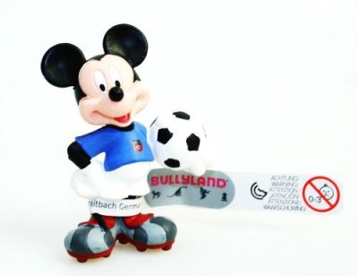 BULLYLAND Figurine Mickey Footballeur Italien 