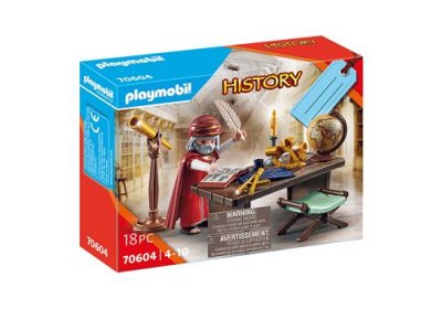 Figurine miniature Playmobil 70604 History Astronome Coffret Cadeau