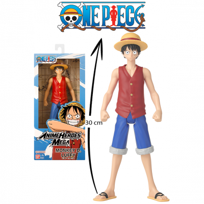 Figurine One Piece - Anime Heroes Mega - 38331 - Luffy - 30 cm - Neuf