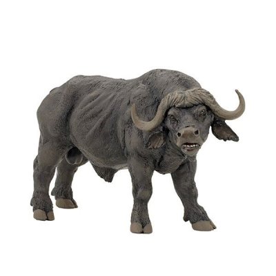 PAPO Figurine -  - Buffle - Gris - Pour Enfant de 3 ans et plus - Gar&ccedil;on
