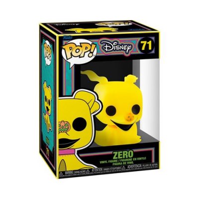 FUNKO Figurine Pop Disney The Nightmare Before Christmas Zero Black Light